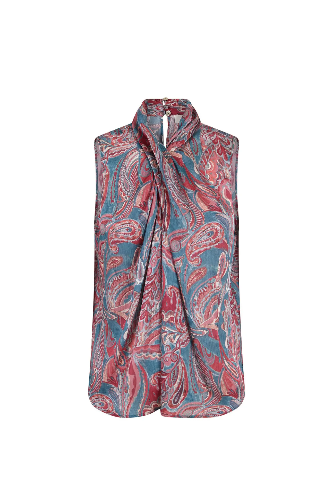 Gadea. Top halter estampado