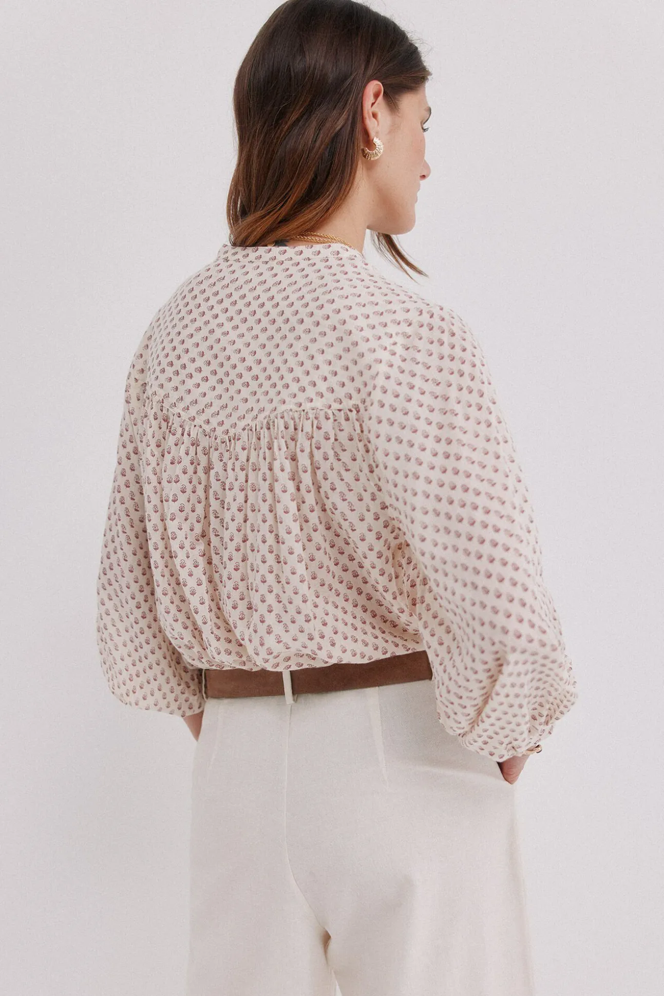 Genebra. Blusa estampada