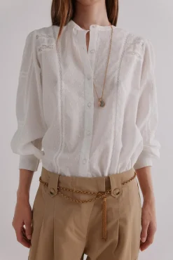 Geneviève. Blusa romântica