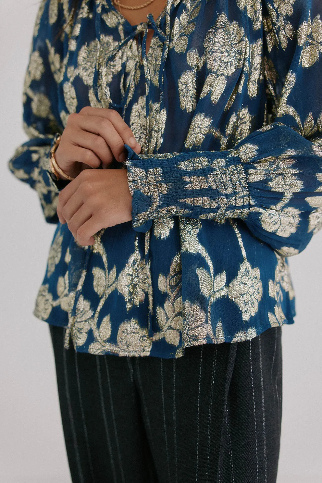 Gianna. Blusa jacquard