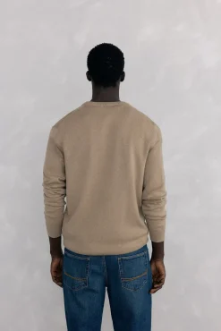 Gola de lã merino e cashmere com bico