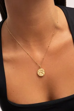Gold Plated Footprint Charm