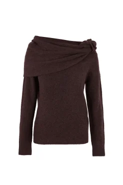 Idalia. Camisola com decote assimétrico