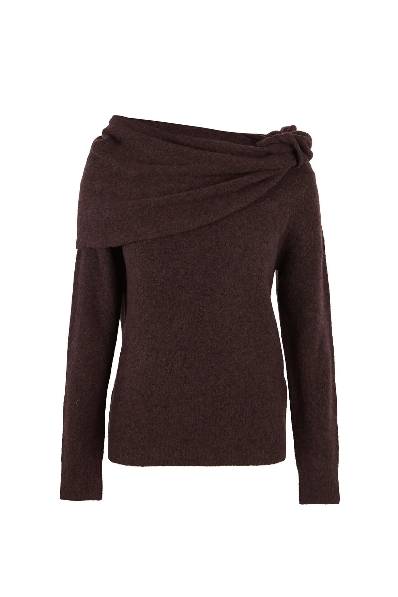Idalia. Camisola com decote assimétrico
