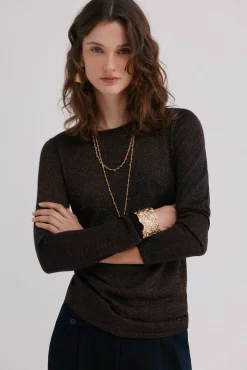 Imani. Camisola com franzidos