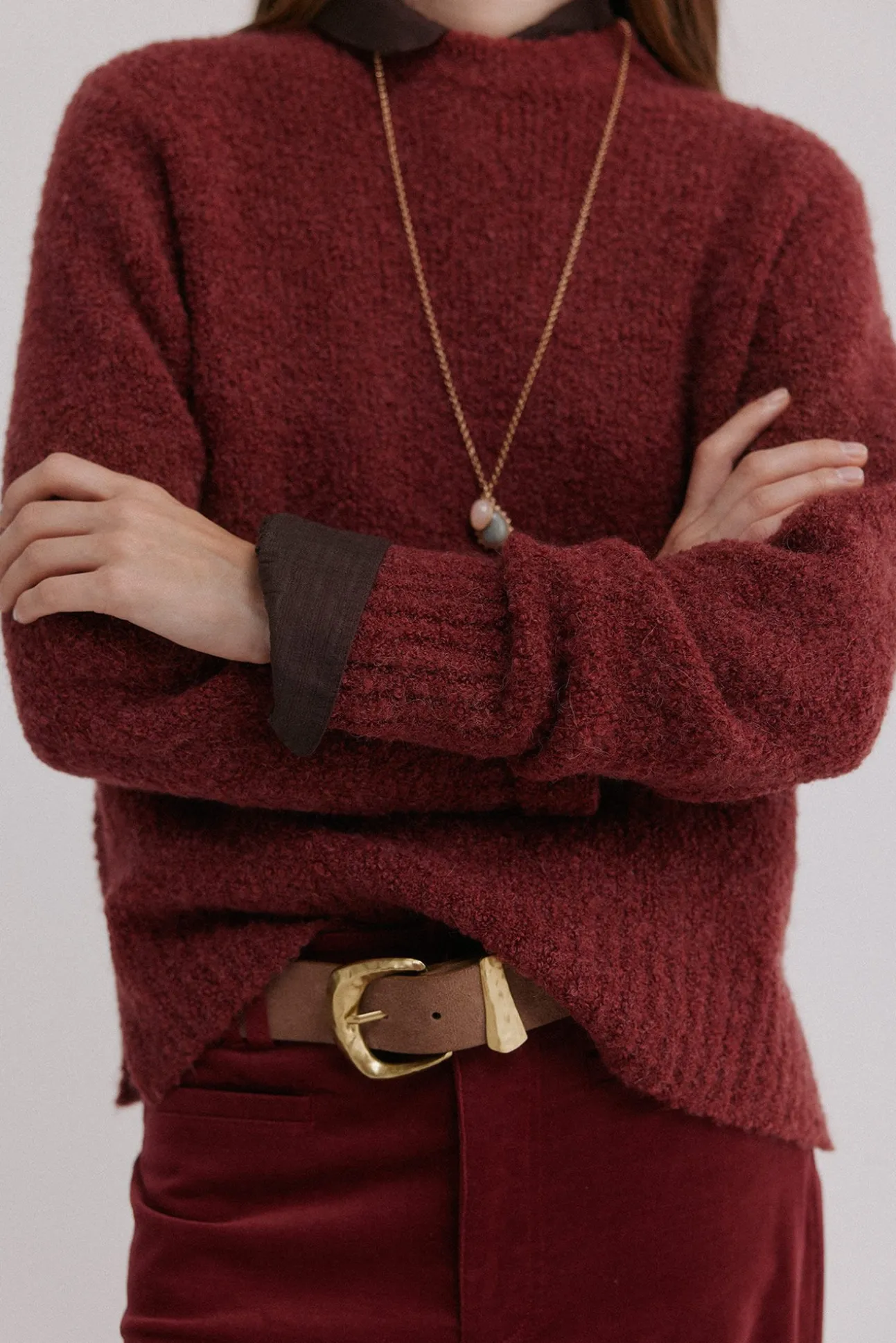 Irati. Camisola bouclé