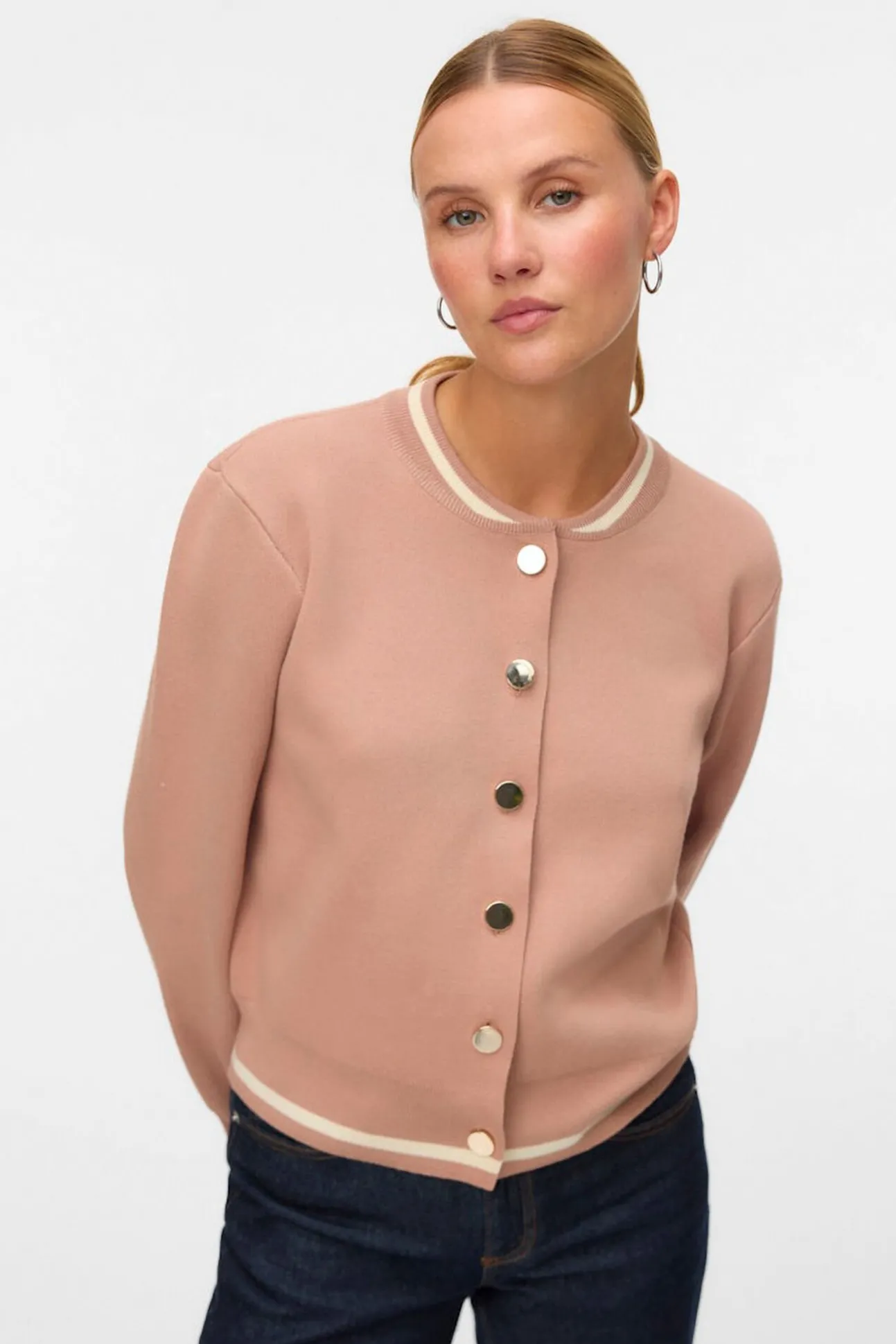 Jaqueta bomber de malha