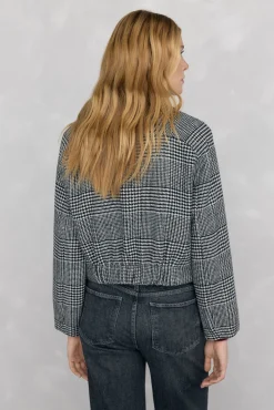 Jaqueta bomber xadrez