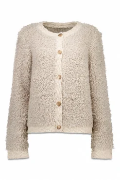Jaqueta de malha bouclé