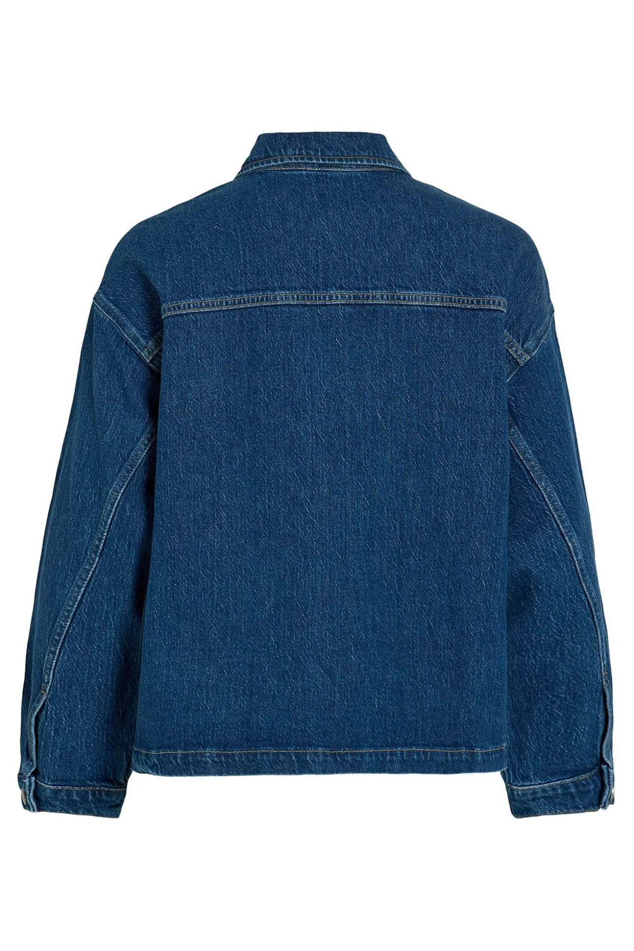 Jaqueta jeans com bolsos