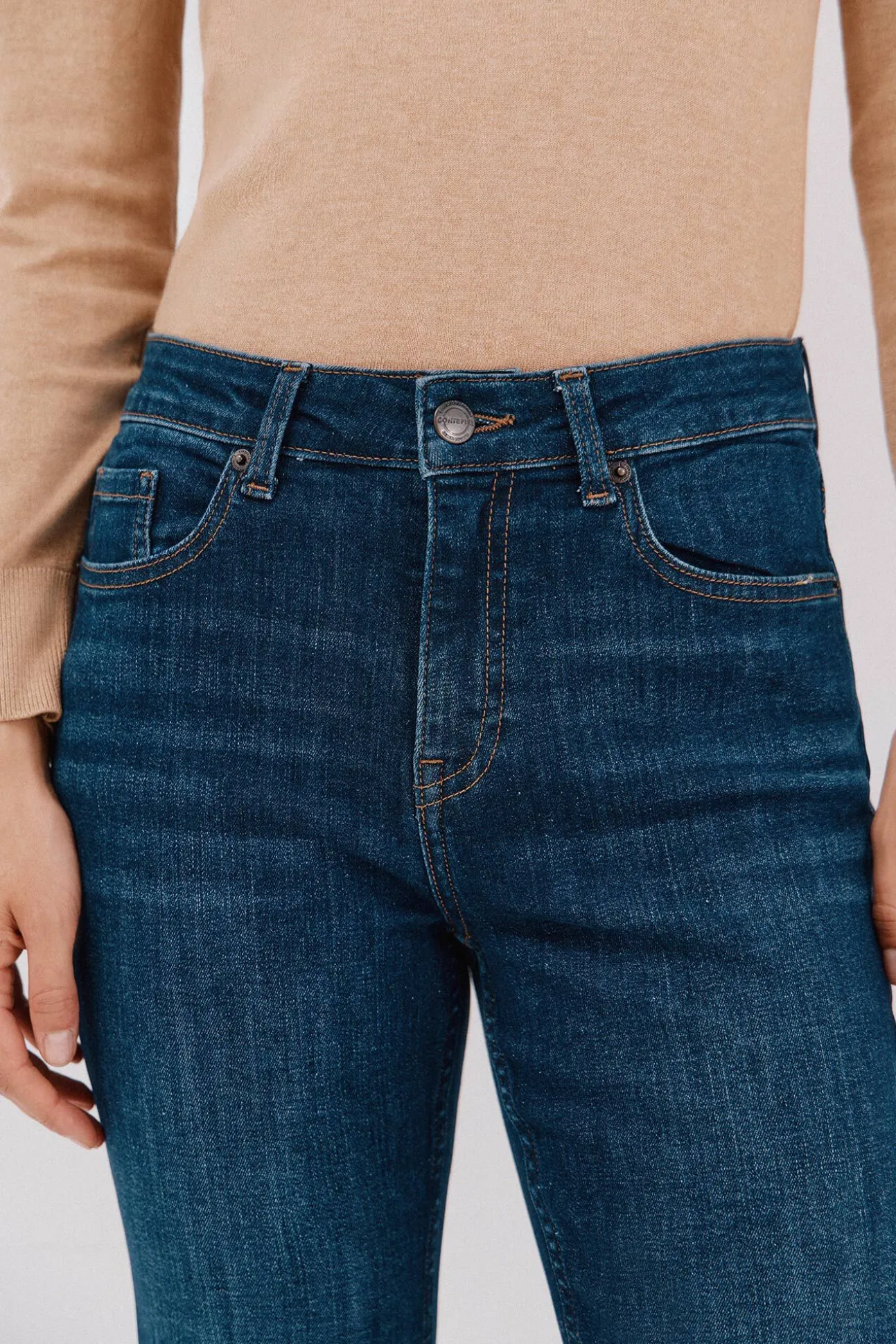 Jeans boca de sino