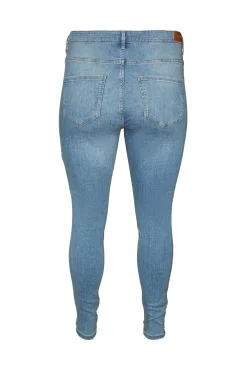 Jeans cigarro tamanho grande