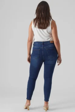 Jeans cigarro tamanho grande