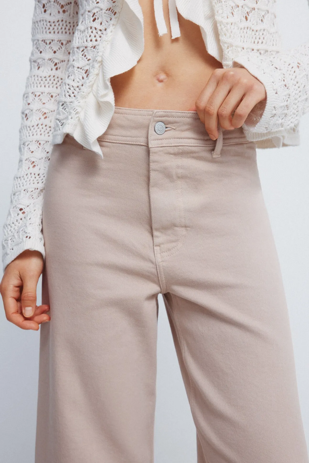 Jeans cor de marinheiro