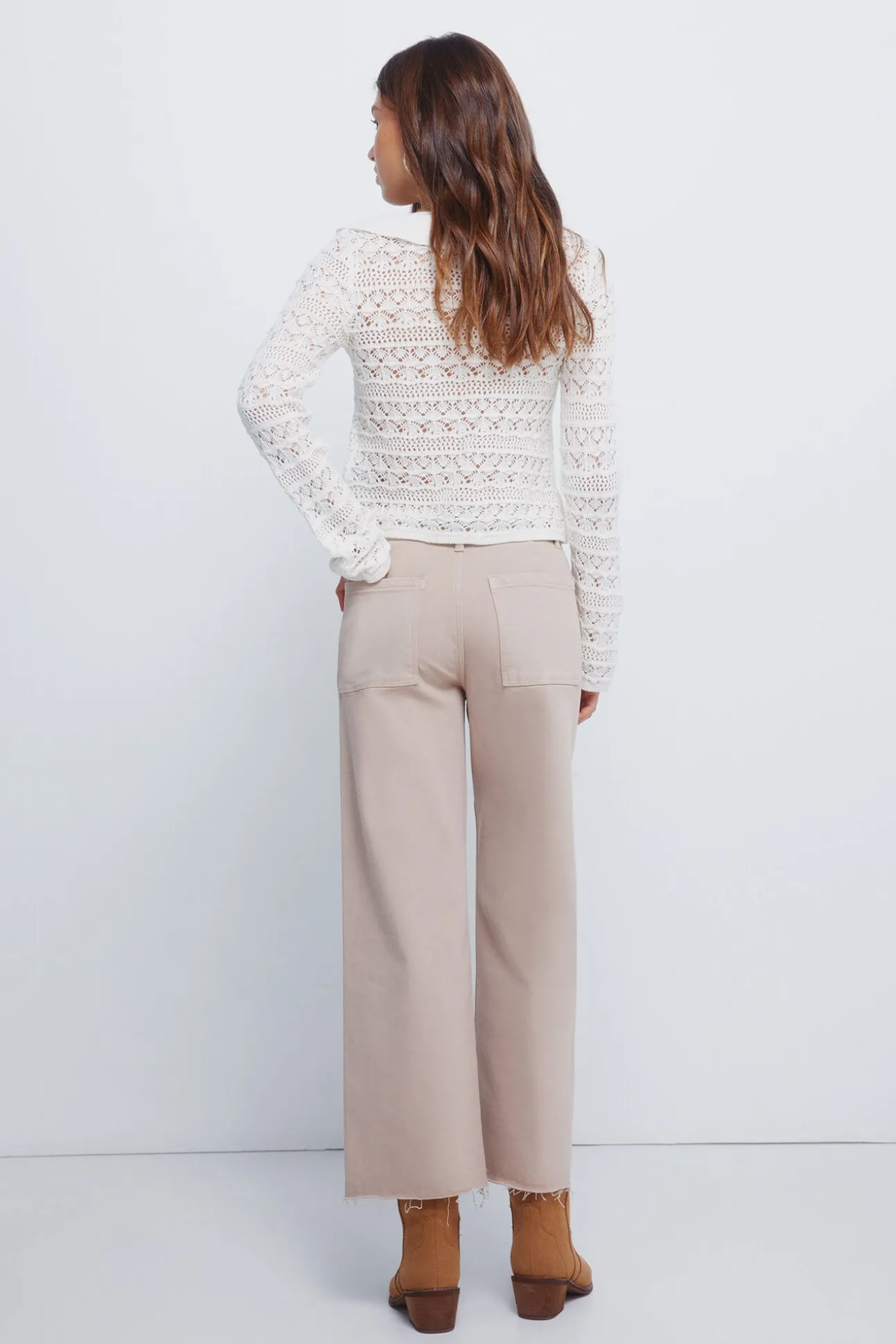 Jeans cor de marinheiro