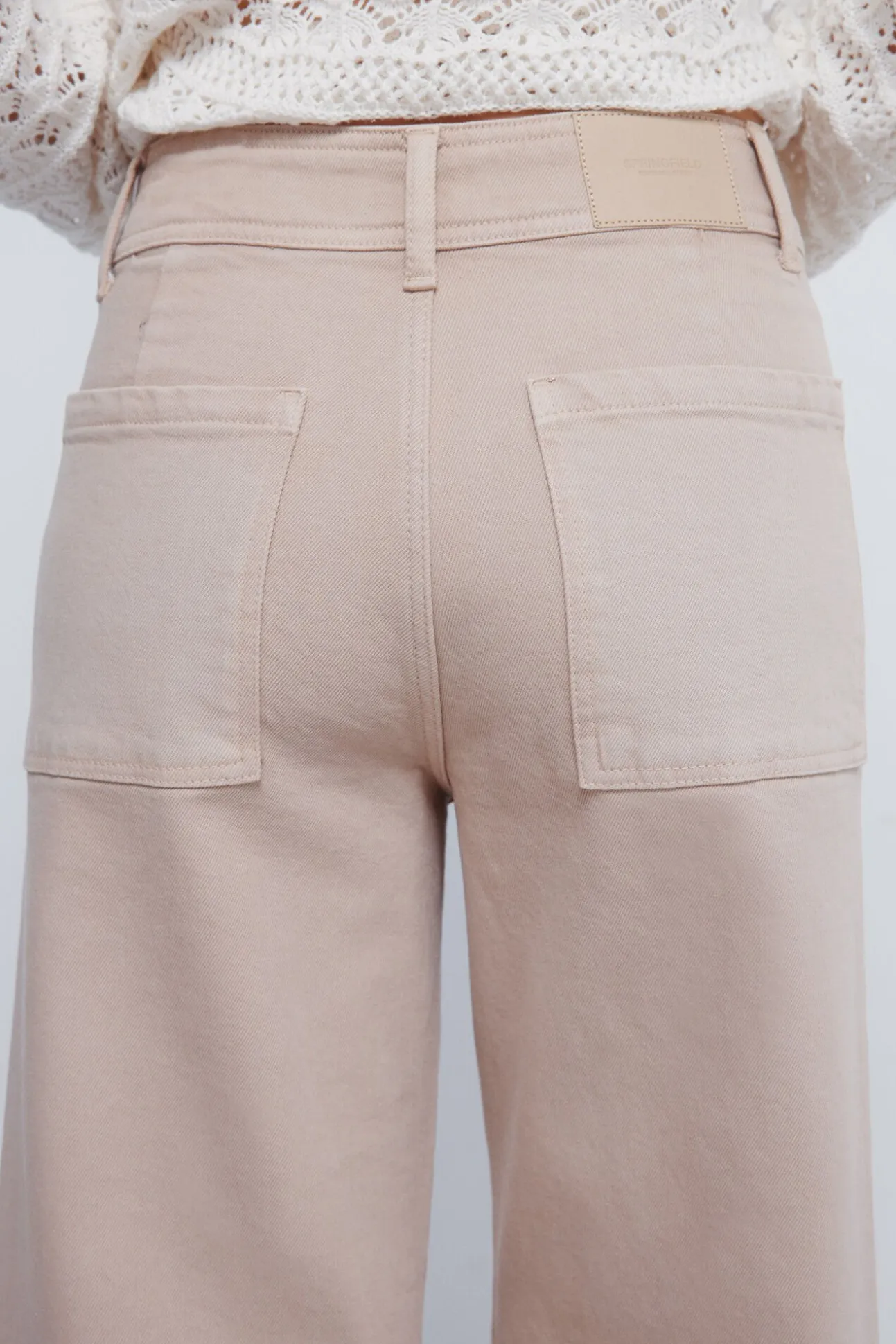 Jeans cor de marinheiro
