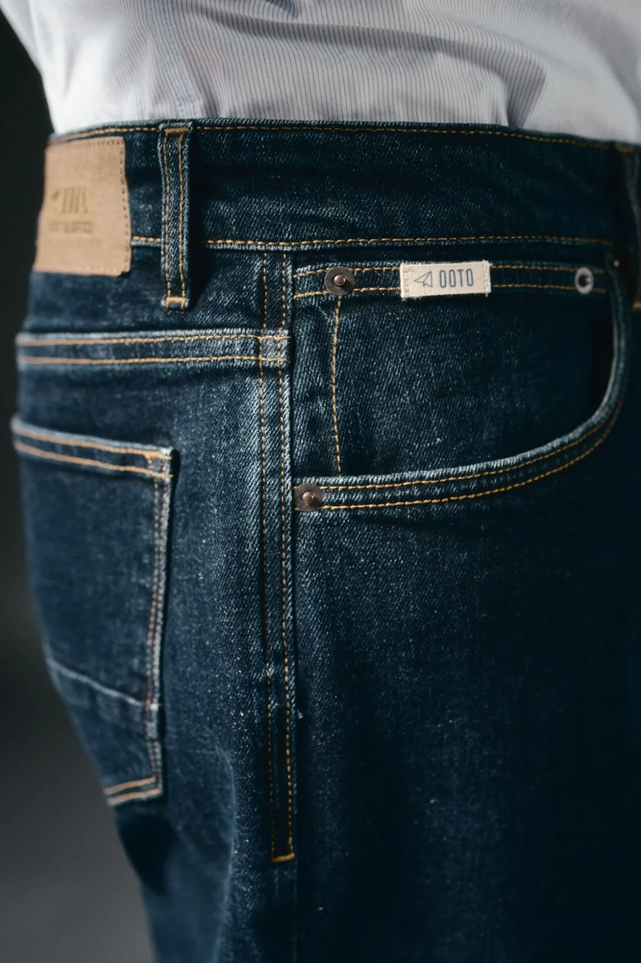 Jeans corte reto