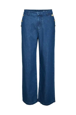 Jeans de cintura subida