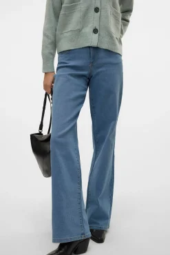 Jeans de perna larga