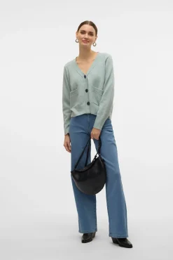 Jeans de perna larga