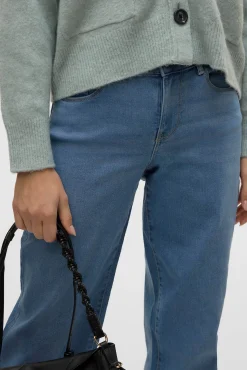Jeans de perna larga