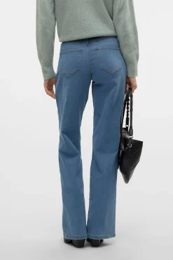 Jeans de perna larga