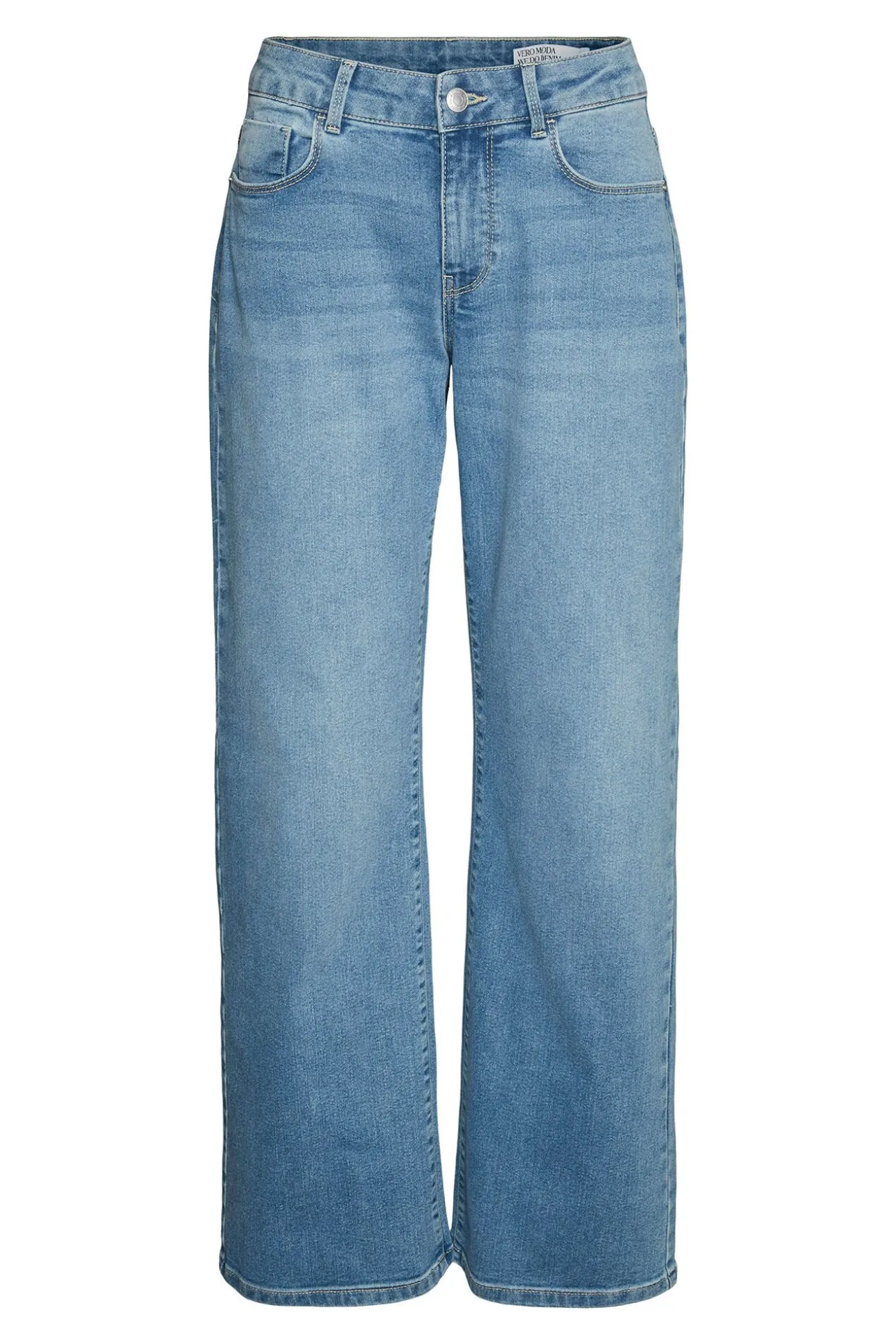 Jeans de perna larga