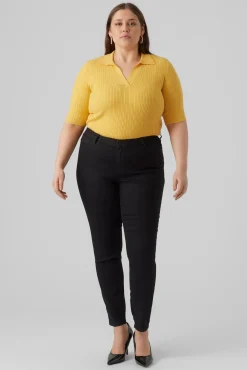 Jeans jegging tamanho grande