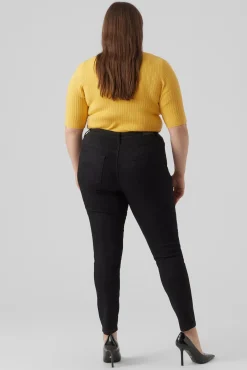 Jeans jegging tamanho grande