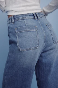 Jeans super flare confortável
