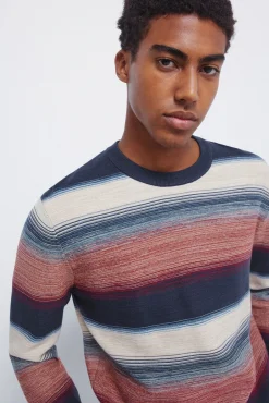 Jersey estruturado multi-listrado