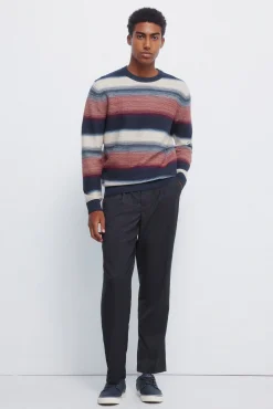 Jersey estruturado multi-listrado