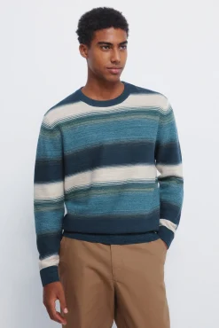 Jersey estruturado multi-listrado