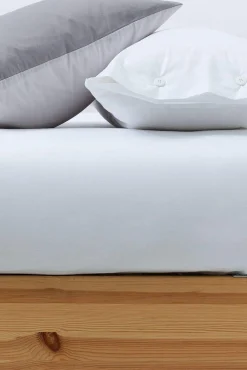 Lençol de baixo algodão percal. Cama 150-160 cm.