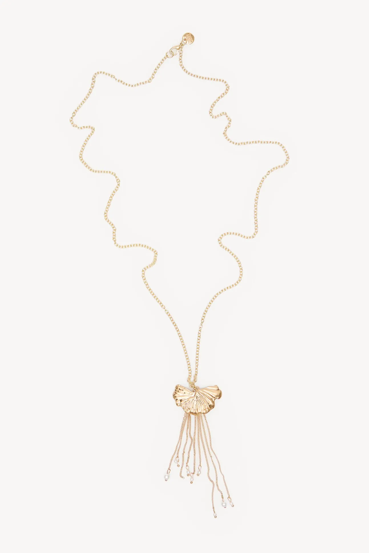 Luz. Colar de folhas longas