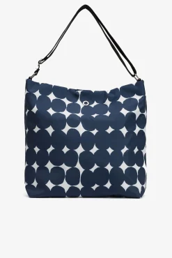 Mala de ombro de nylon estampado