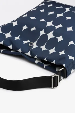 Mala de ombro de nylon estampado