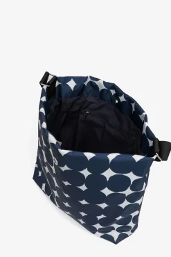 Mala de ombro de nylon estampado