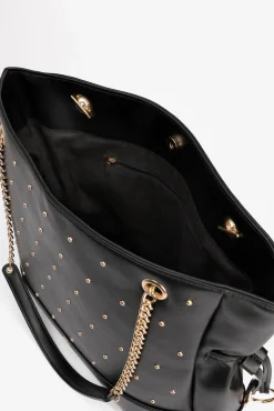 Mala tote bag com tachas
