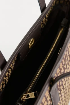 Mala tote em jacquard