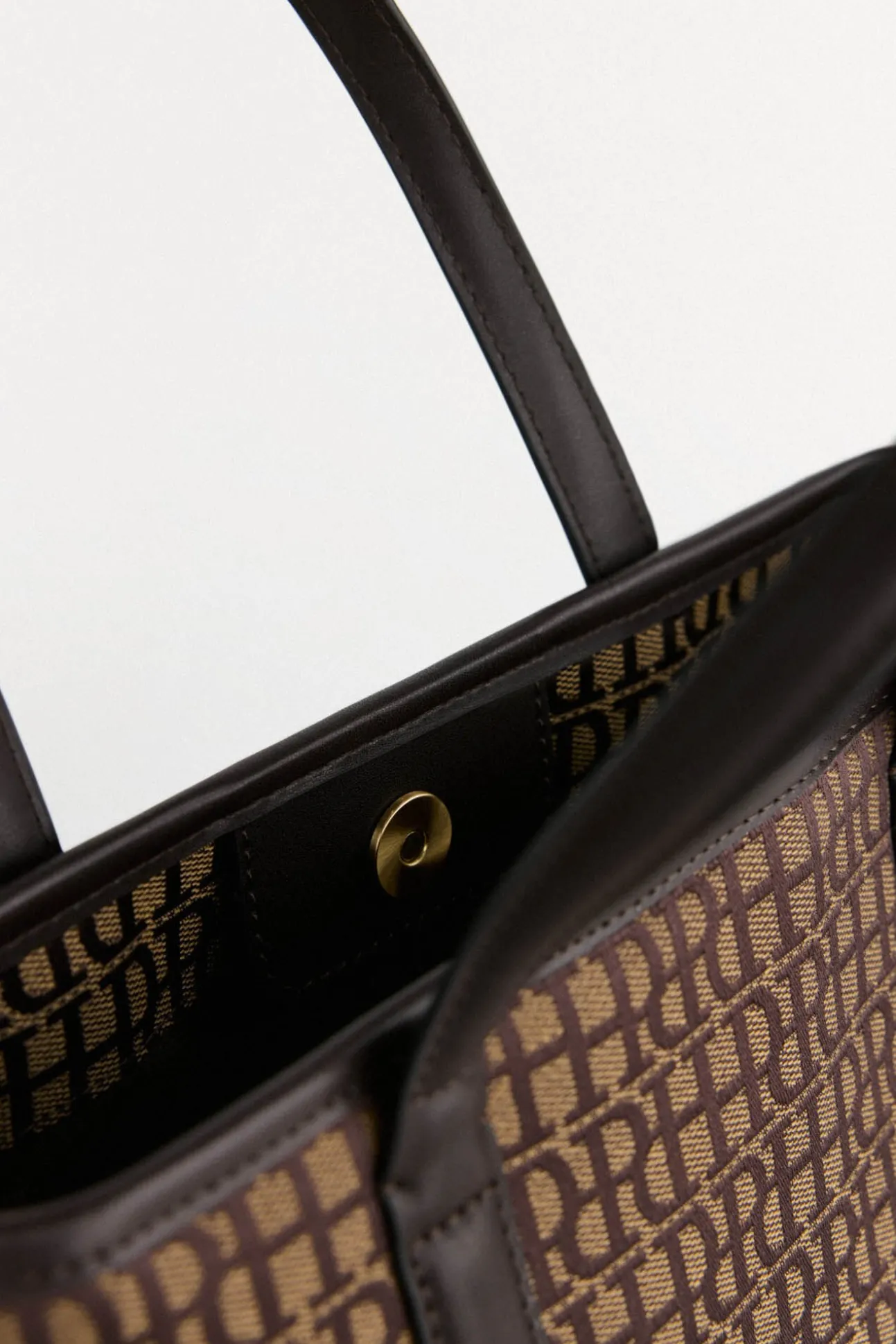 Mala tote em jacquard