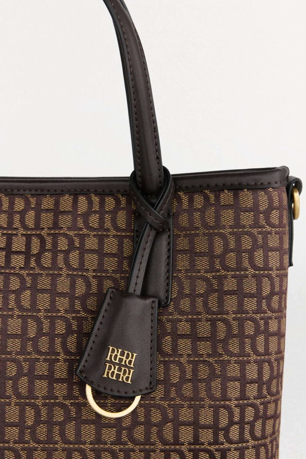 Mala tote em jacquard