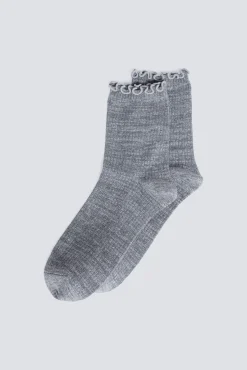 Meia longa de lurex