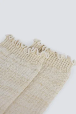 Meia longa de lurex