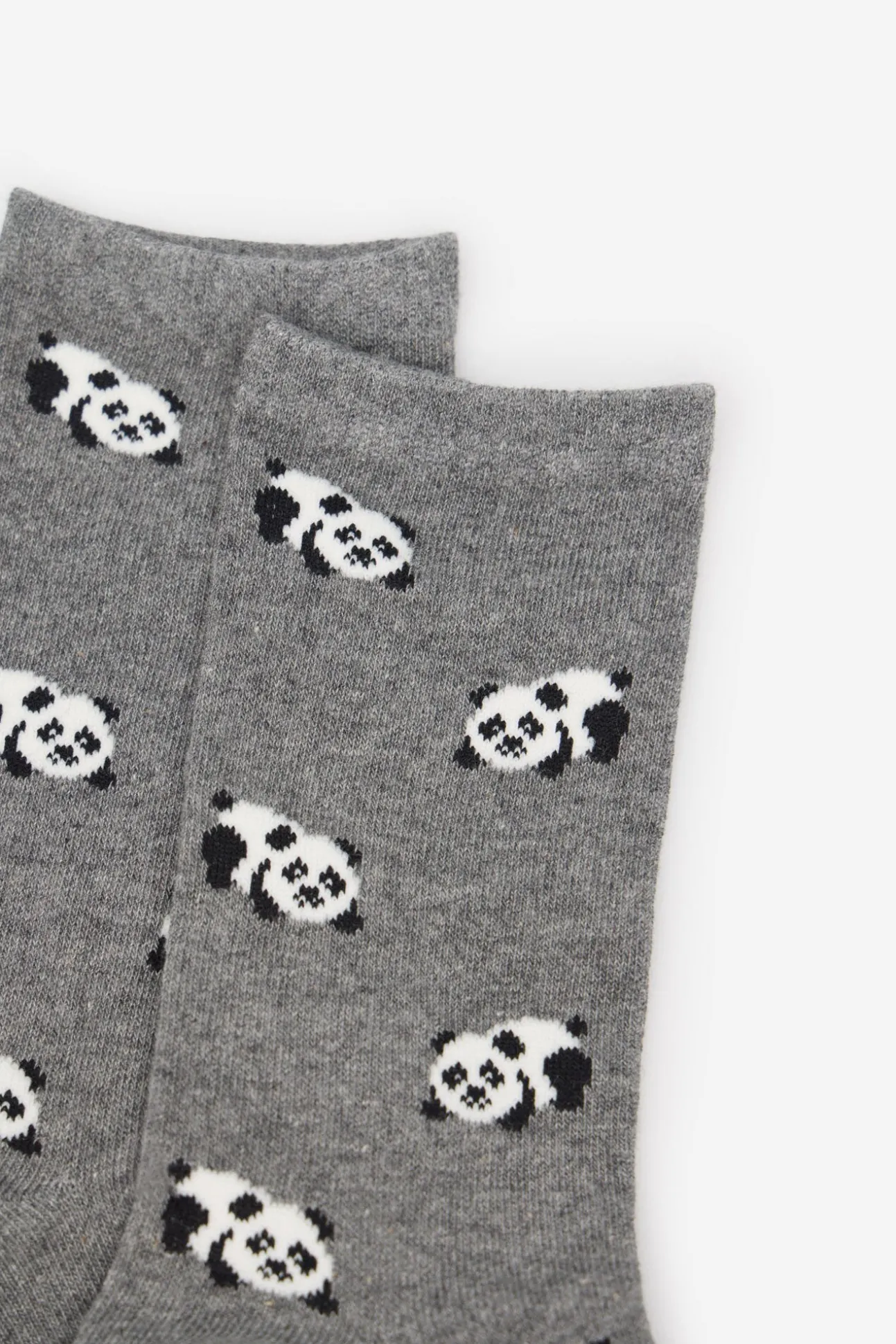 Meia longa de urso panda