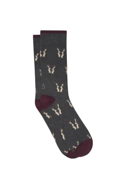 Meia masculina de meia regular