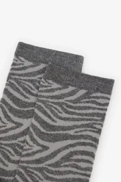 Meia zebra longa