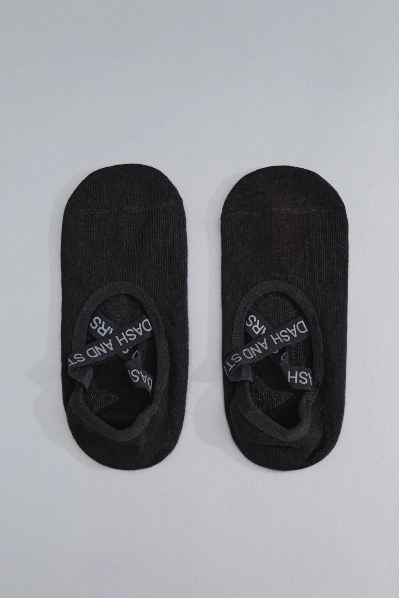 Meias de balé de algodão preto