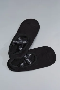 Meias de balé de algodão preto
