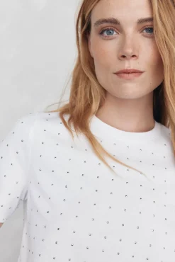 Mini camiseta cravejada
